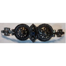 Πόρπη Ν44 συρματερή με χάντρα και δικεφαλάκια